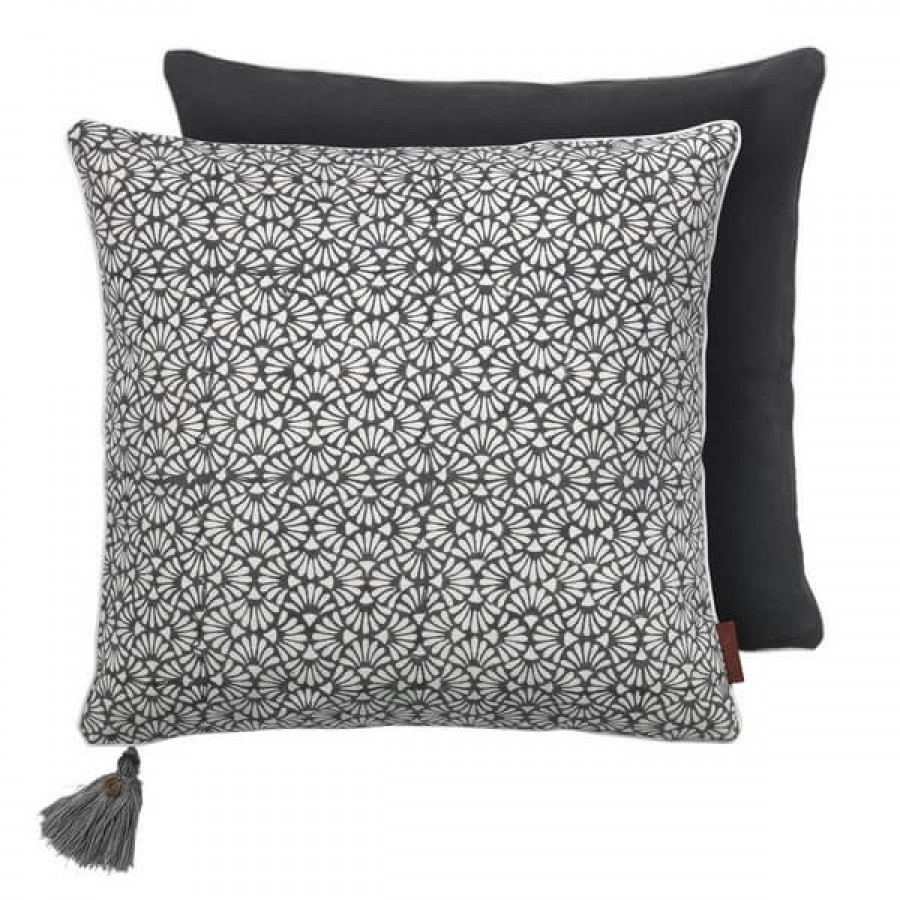 Cozy Living Pude Seashells 50x50 Creme/Grå