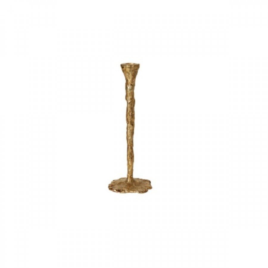 Speedtsberg Lysestage Struktur Anik Guld H30 cm