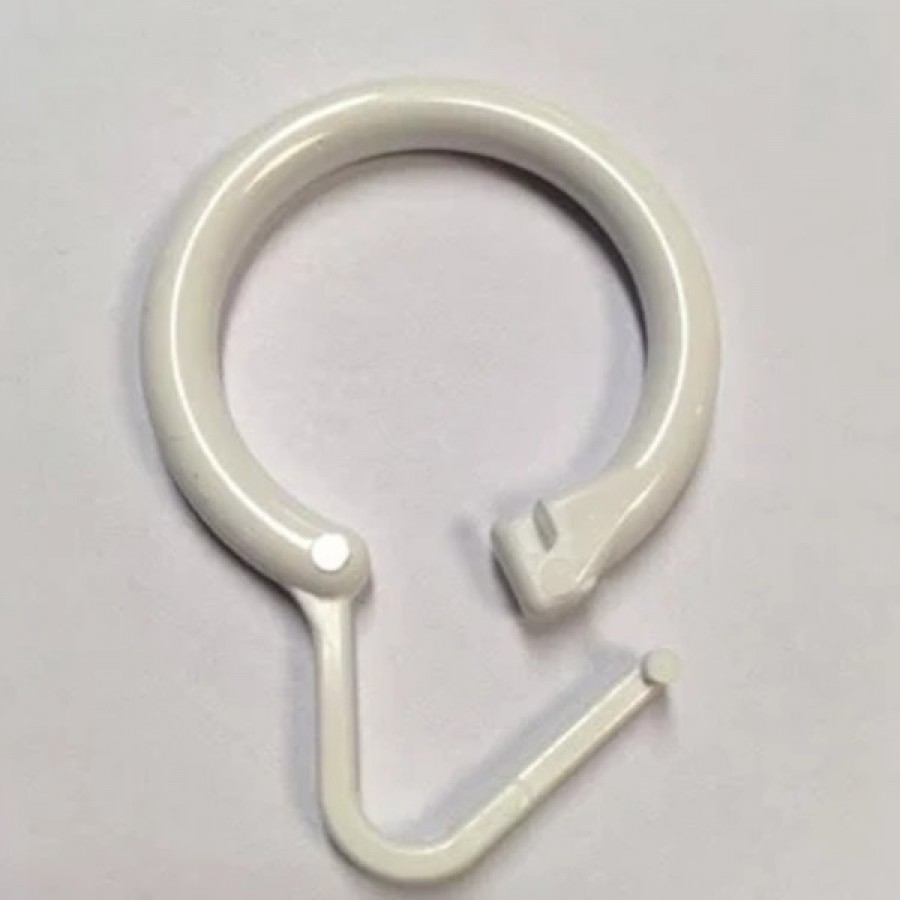 Plastic Badering 12 stk. Hvide