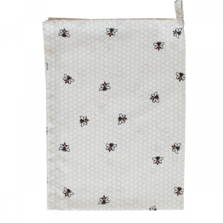 Krasilnikoff Viskestykker Flying Bees 50x70 cm