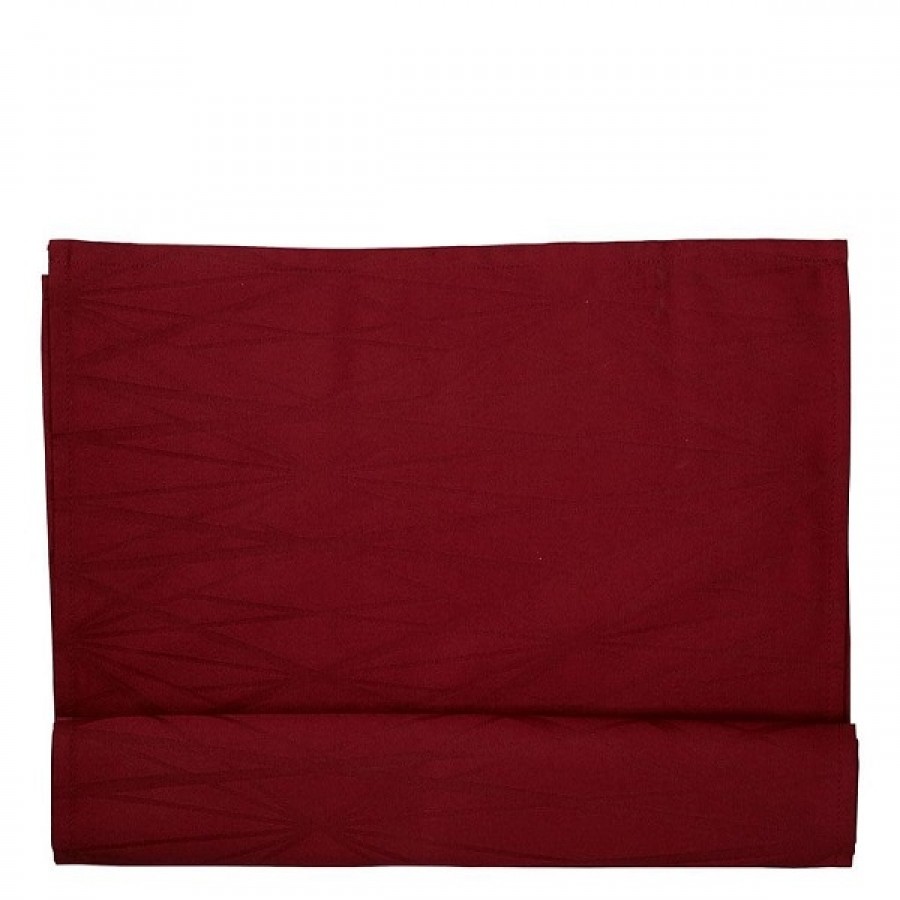 Diamond Grid Dinner for 2 Rød