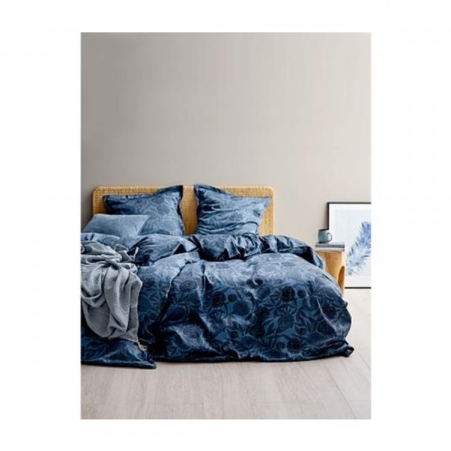 Södahl Organic Tapestry Sengesæt 140x200 Indigo