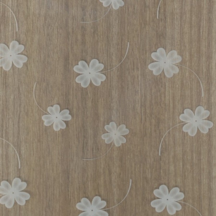 Klar Voksdug Med Kløver 140 cm Bred