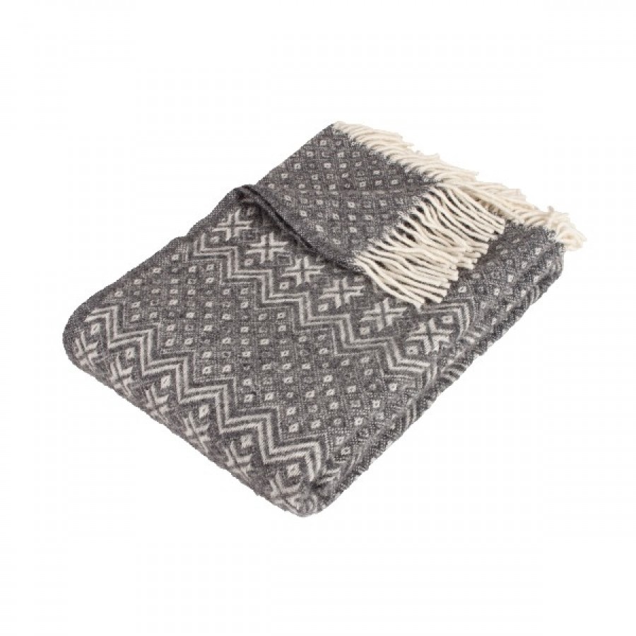 Arctic Nordic Uldplaid 130x200 Grey