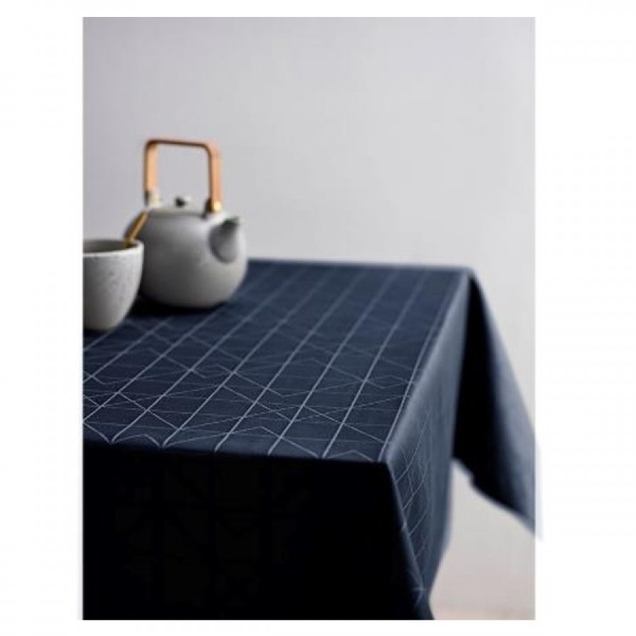 Södahl Organic Refined Damask Dug Indigo