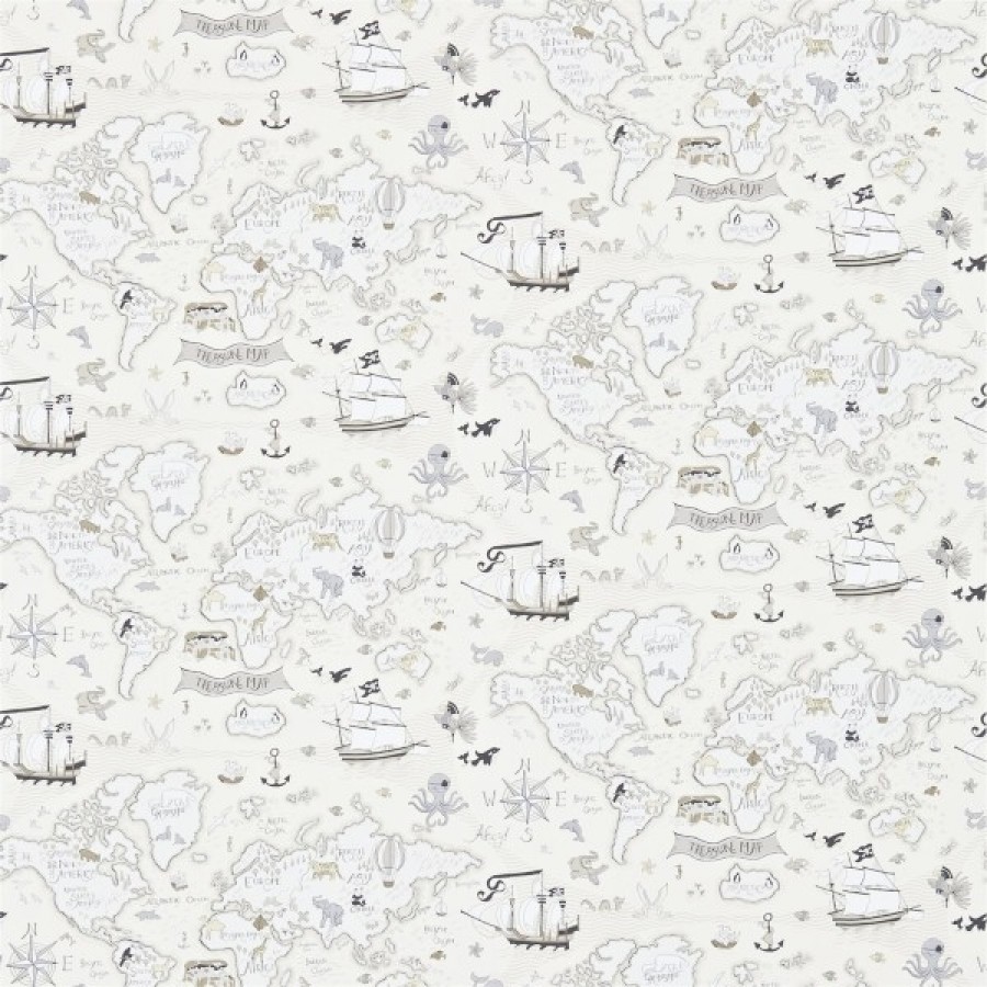 Sanderson Treasure Map Tapet 10,05 mtr pr. Rulle