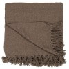 Ib Laursen Bomuldsplaid brun 130x160 cm 
