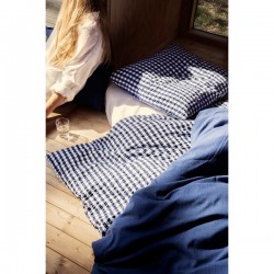 Juna Økologisk Bæk & Bølge Sengesæt Blå