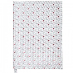 Krasilnikoff Viskestykker Heart Jumble Pink 50x70 cm