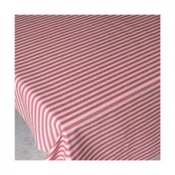 Akryldug Stripe Rød/hvid 140cm Bred